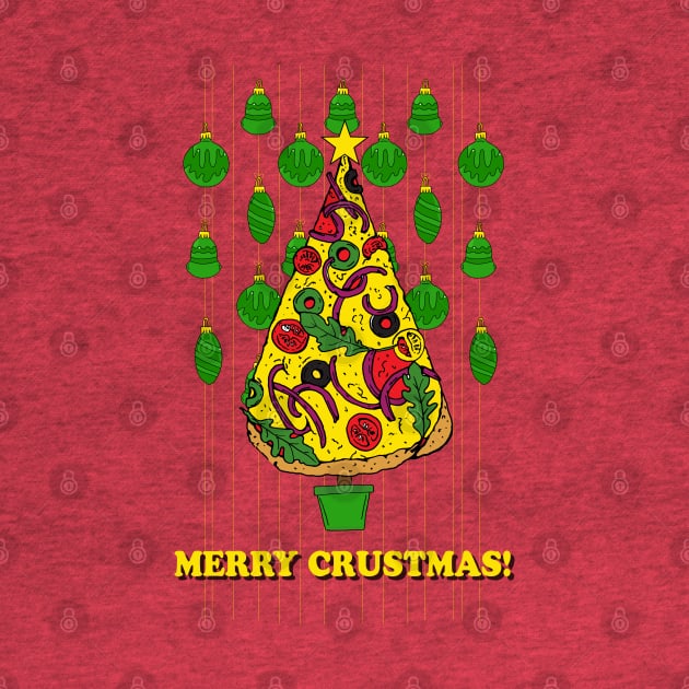 Merry Crustmas Pizza Christmas Tree by HotHibiscus